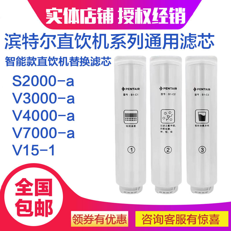 滨特尔直饮机滤芯S2000-a/V3000a/V4000V7000a净水器原装正品滤芯