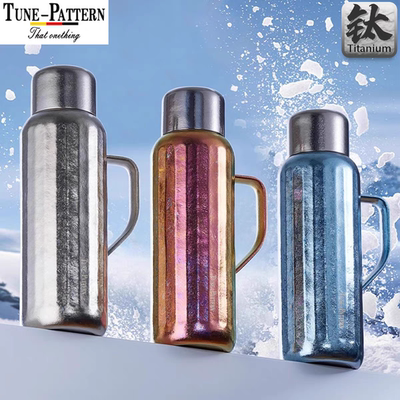 TUNE-PATTERN纯钛焖茶壶高档磁吸钛壶机械显温保温壶大容量钛水壶