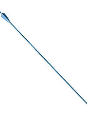 高强度6mm蓝色玻纤箭支传统反曲直拉弓箭射击配件箭矢户外射箭