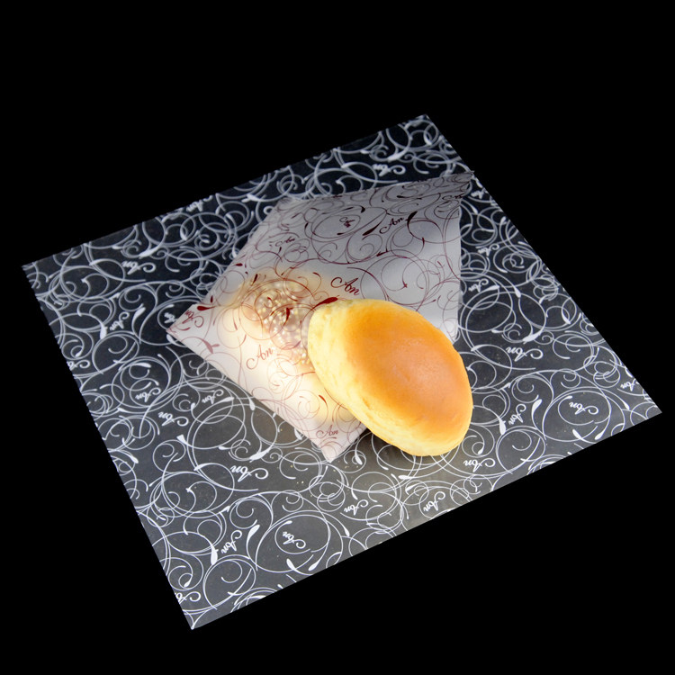 食品包装纸 面包玻璃纸 点心纸【磨砂单片纸24.5*25cm】500个