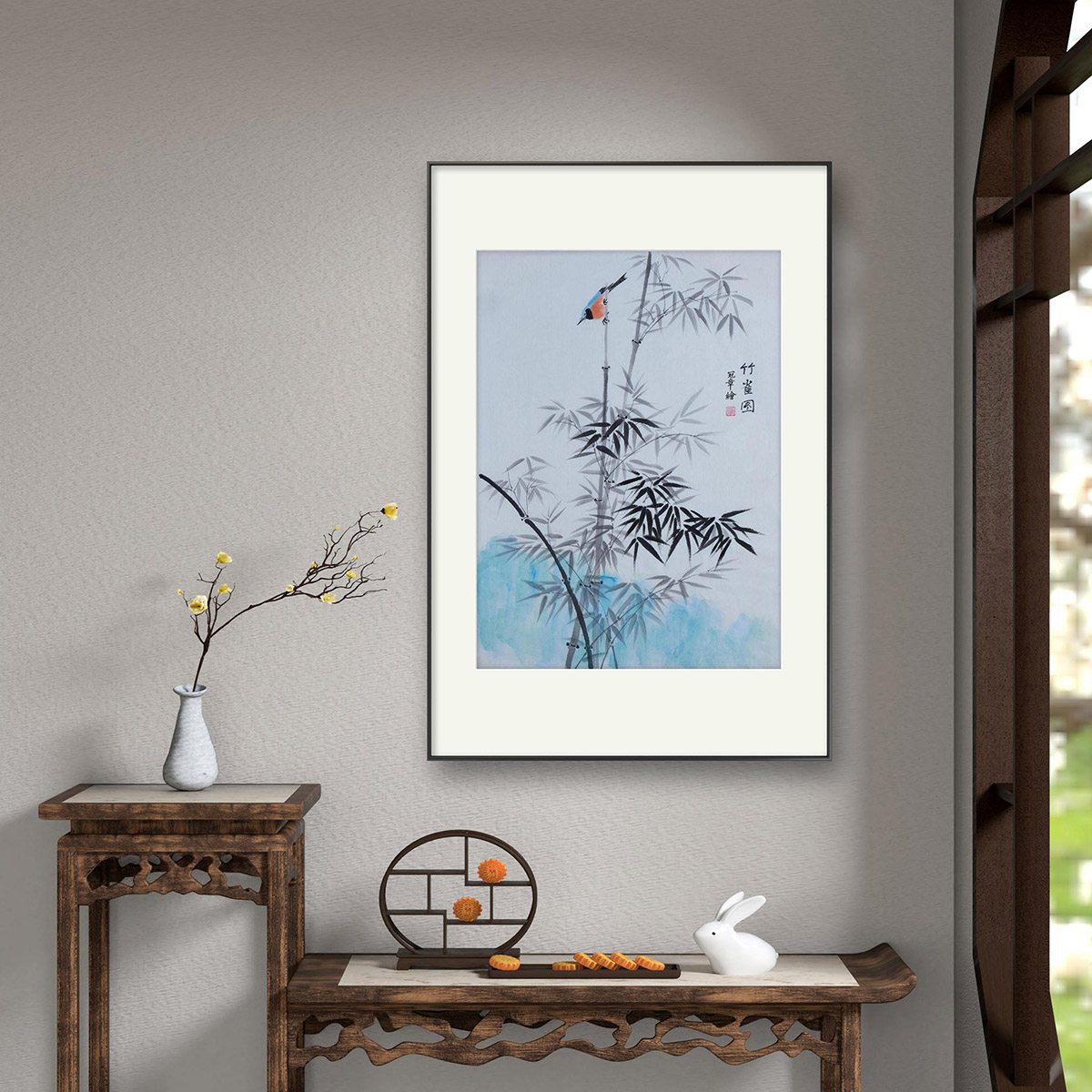 纯手绘真迹国画写意画水墨画花鸟国画