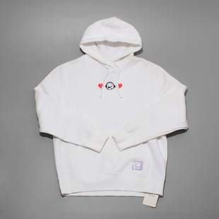 S码NIKE耐克潮流女装抓绒保暖连帽运动卫衣套头衫DC3940-100