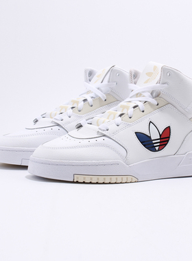 ADIDAS三叶草男女鞋瑕疵清仓DROP STEP高帮休闲板鞋运动鞋FX7693