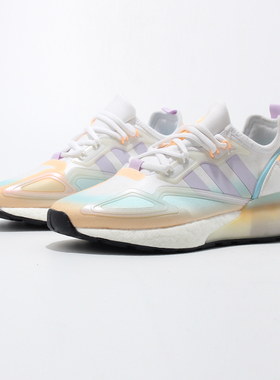 ADIDAS三叶草潮流女鞋ZX 2K BOOST减震休闲跑步鞋运动鞋GZ8401