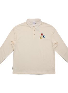 L码ADIDAS阿迪达斯男装春秋运动休闲POLO翻领长袖T恤 HM9949