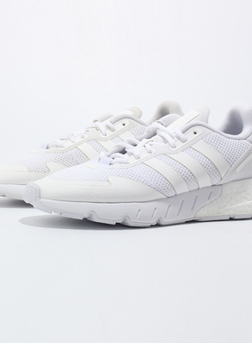 42码ADIDAS三叶草休闲鞋男鞋ZX 1K BOOST减震透气跑步鞋FX6516