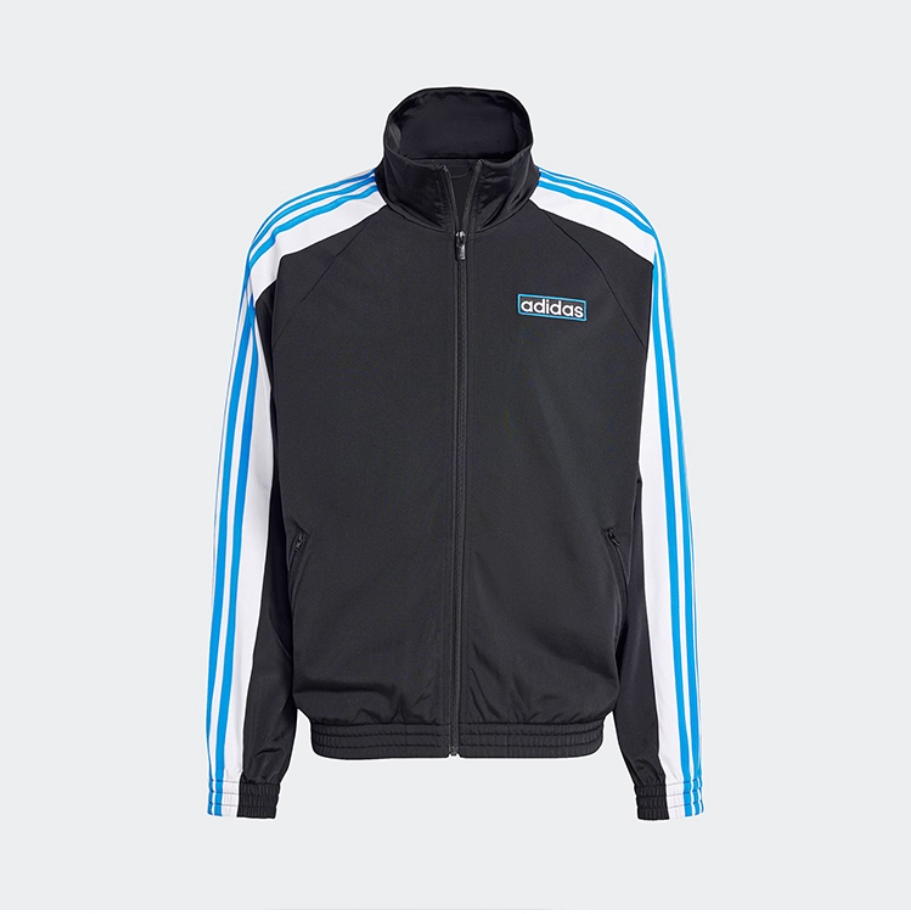 三叶草LOGO立领运动外套男