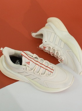 ADIDAS阿迪达斯女鞋AlphaBounce +减震透气跑步鞋运动鞋ID8626