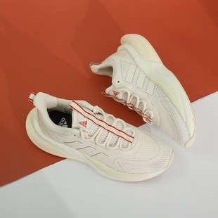 ADIDAS阿迪达斯女鞋AlphaBounce +减震透气跑步鞋运动鞋ID8626