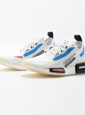 ADIDAS三叶草潮流女鞋NMD_R1 SPECTOO减震透气轻便跑步鞋FZ3209
