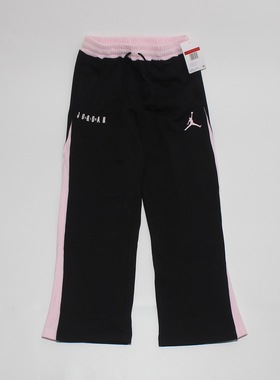 NIKE耐克女大童JORDAN潮流休闲秋冬保暖针织运动长裤FV5665-010