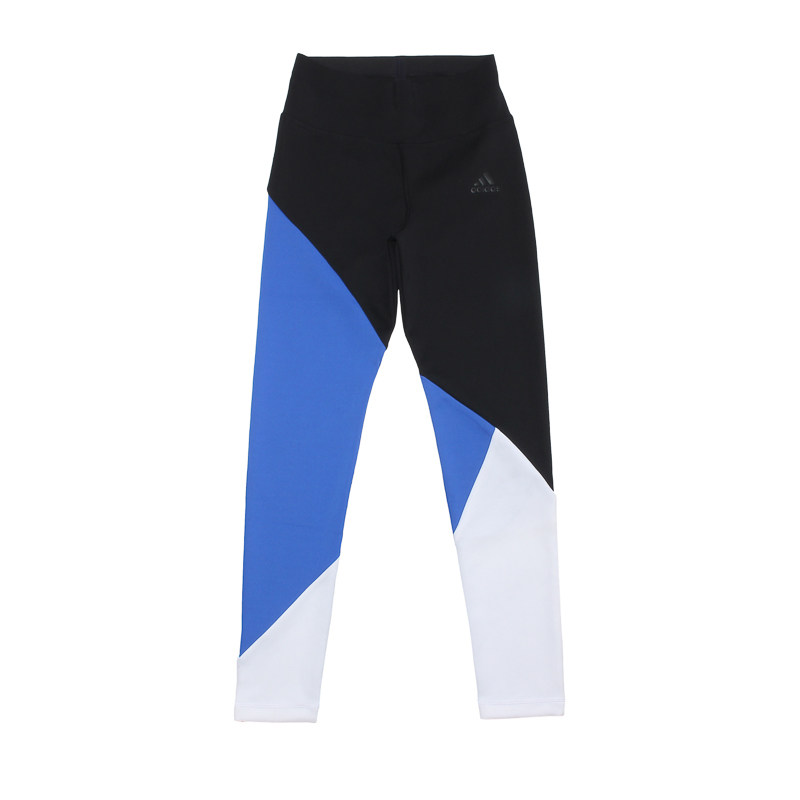 adidas/阿迪达斯 女中大童跑步训练弹力紧身裤运动长裤 dj1062