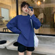 网红港风ins长袖 T恤女初秋韩版 原宿bf百搭学生宽松慵懒风chic上衣