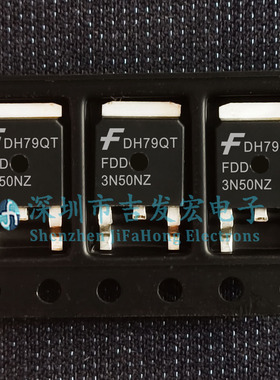 FDD3N50NZ 库存现货 TO-252 500V 3A 可直拍