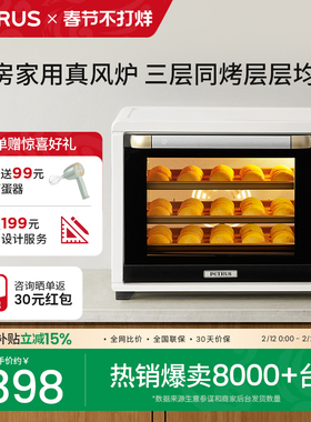 换新补贴柏翠k55pro电烤箱50L风炉平炉一体机烘焙专用商用蒸烤箱