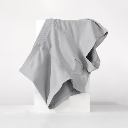 PROEA/宝路易男士平脚裤组合装纯色夏季透气吸汗极简商务内裤头衩