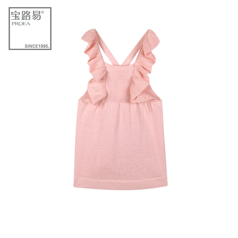 宝路易女童毛衣背带裙