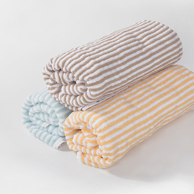 宝路易毛巾柔软吸水编暖绒浴巾