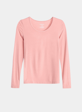 PROEA/宝路易女士舒适亲肤打底上衣超薄绒云暖修身纯色秋冬女上衣