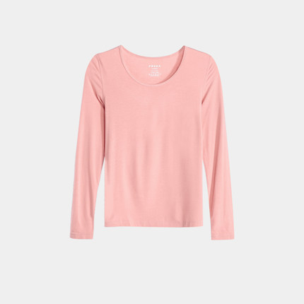 PROEA/宝路易女士舒适亲肤打底上衣超薄绒云暖修身纯色秋冬女上衣