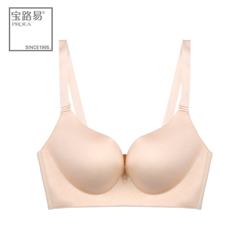 女士无钢圈聚拢透气文胸罩窄肩带