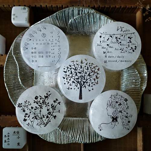 HANEN STUDIO五周年纪念款小石头印章《喃喃细语》系列手帐印章