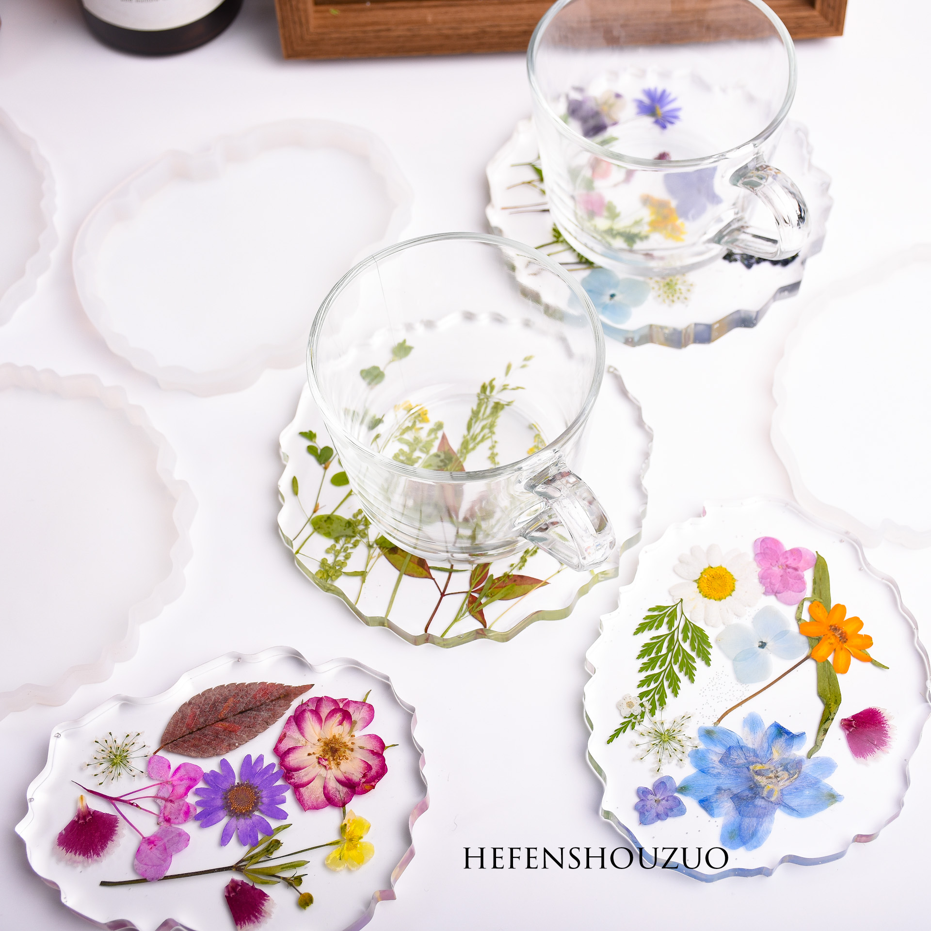 水晶胶杯模具手工DIY创意制作