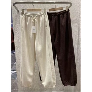 原宿新款 九1027韩国东大门休闲长裤 简洁冬款 8680242正品 区BABEL