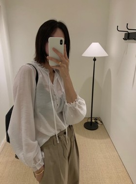 九0821韩国东大门t恤区Logarden-8613923人气浪漫秋季气质通勤