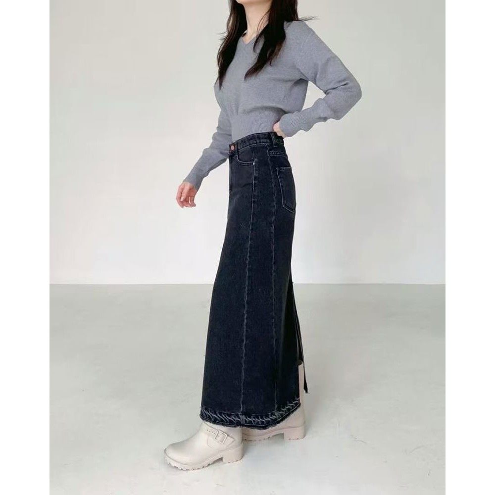 九1006韩国东大门户外半身裙区HowLuk-8663839学院甜美高档秋冬