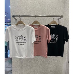 九1027韩国东大门t恤区BABEL 人气 8680222大气休闲魅力直邮时尚