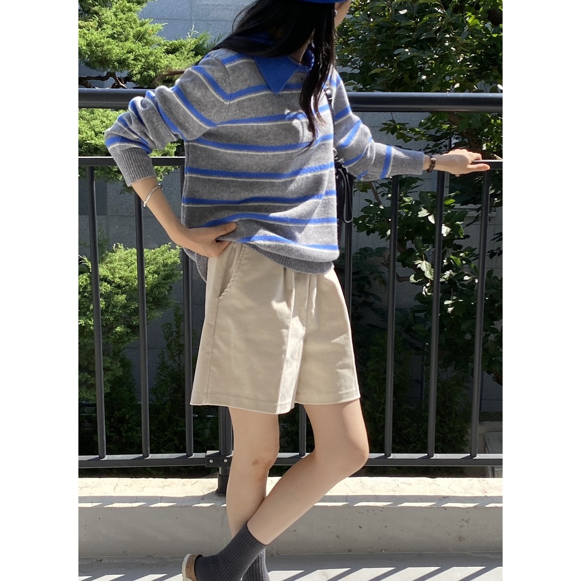 八1113韩国东大门运动户外针织衫区4491344百搭直邮原宿甜美简洁