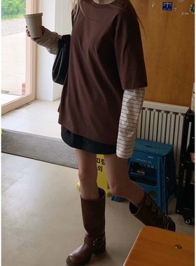 九1027韩国东大门t恤区courgette-8680832正品大气休闲魅力直邮