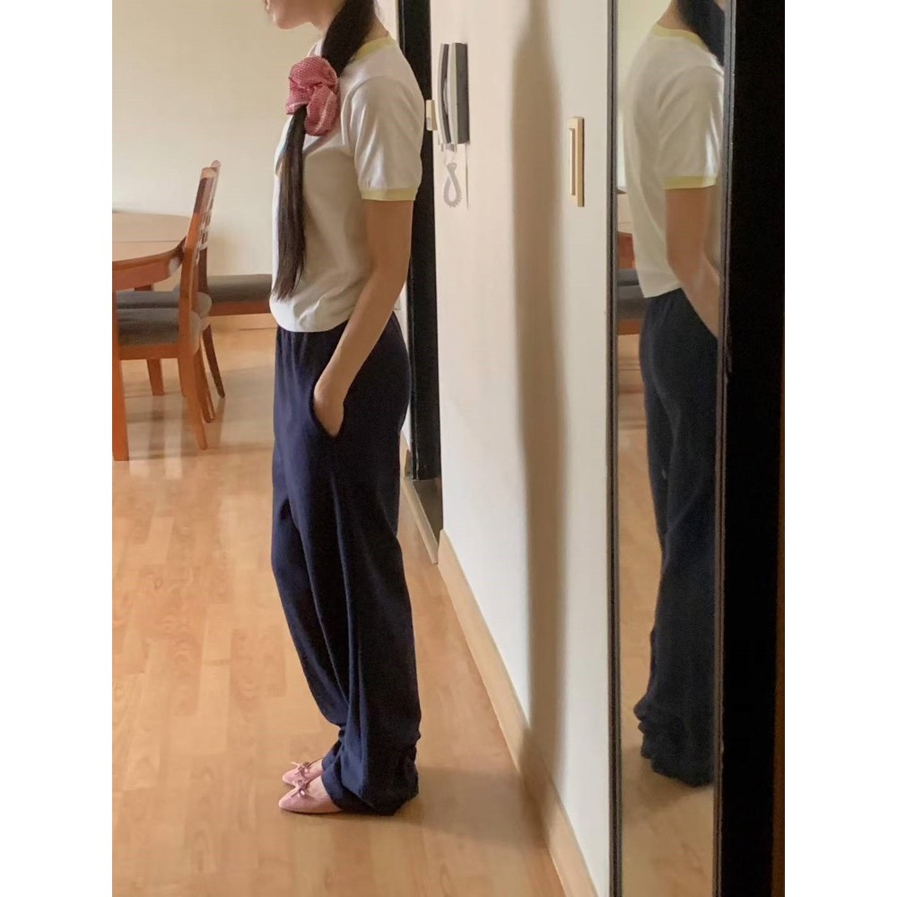 九0710韩国东大门休闲长裤区softness-8579511人气简洁秋季高端