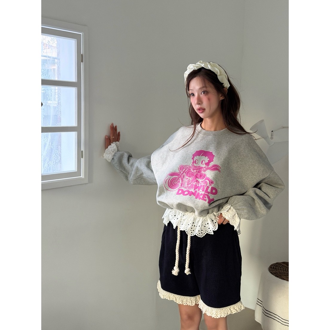 八1113韩国东大门运动户外卫衣区4491003舒适新款百搭直邮原宿