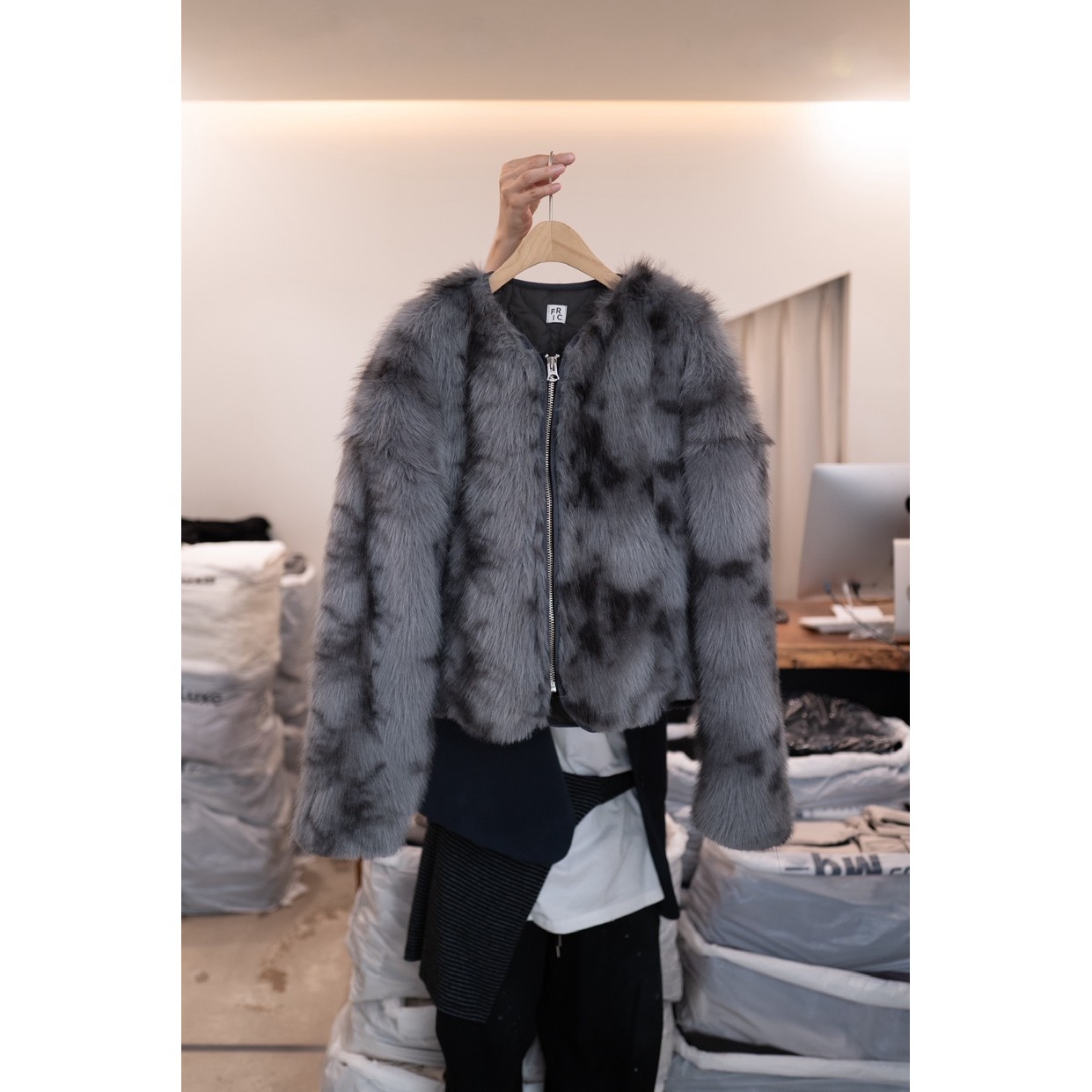 八1109韩国东大门运动瑜伽外套短款大衣区4483898秋冬街头韩版