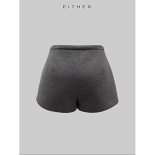 九0821韩国东大门运动短裤1区EITHER-8615503洋气新款复古直邮