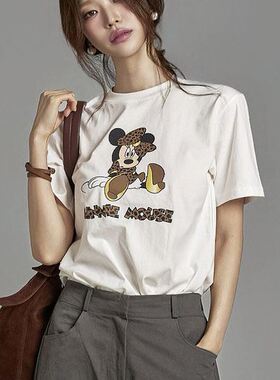 六0923韩国正品din-t-66580 T恤区休闲欧美直邮魅力人气精致秋季