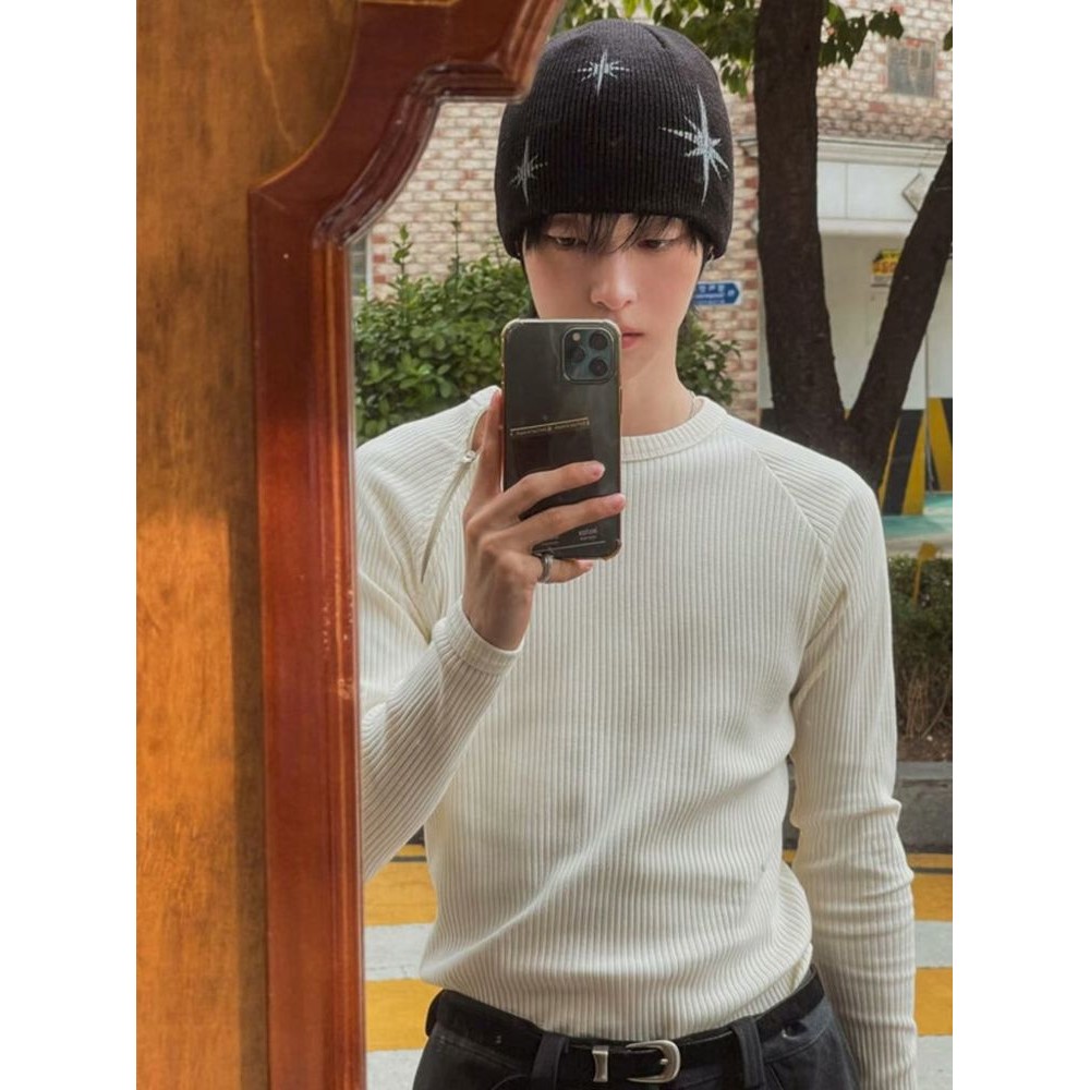 九1108韩国东大门男装夹克MOTTO-8693898秋冬舒适韩版新潮可爱