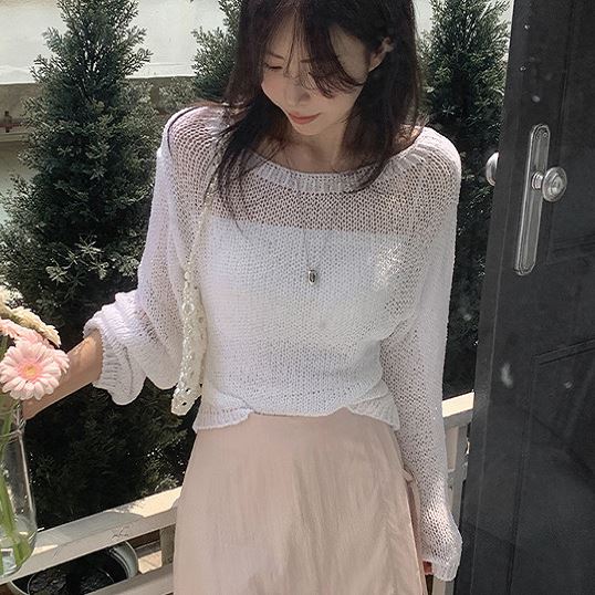 六0719韩国正品fren-chaub-e-5431 针织衫区风格夏季端庄正品别致
