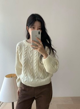 九1027韩国东大门毛衣区Restock-8681120甜美简约秋冬都市韩版