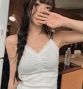 五1004韩国直邮vin-vle- 背心吊带区5062844复古直邮魅力人气欧美