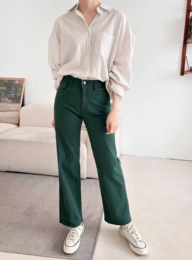 八1203韩国东大门运动牛仔裤区4515364韩版独特可爱气质冬季浪漫