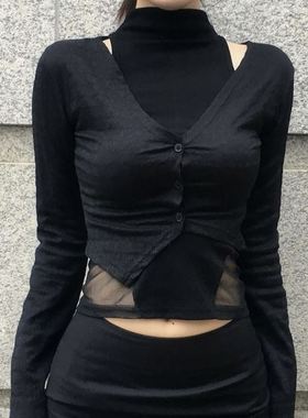 六0719韩国正品dits-or312 针织衫区秋夏清新韩版洋气可爱时装