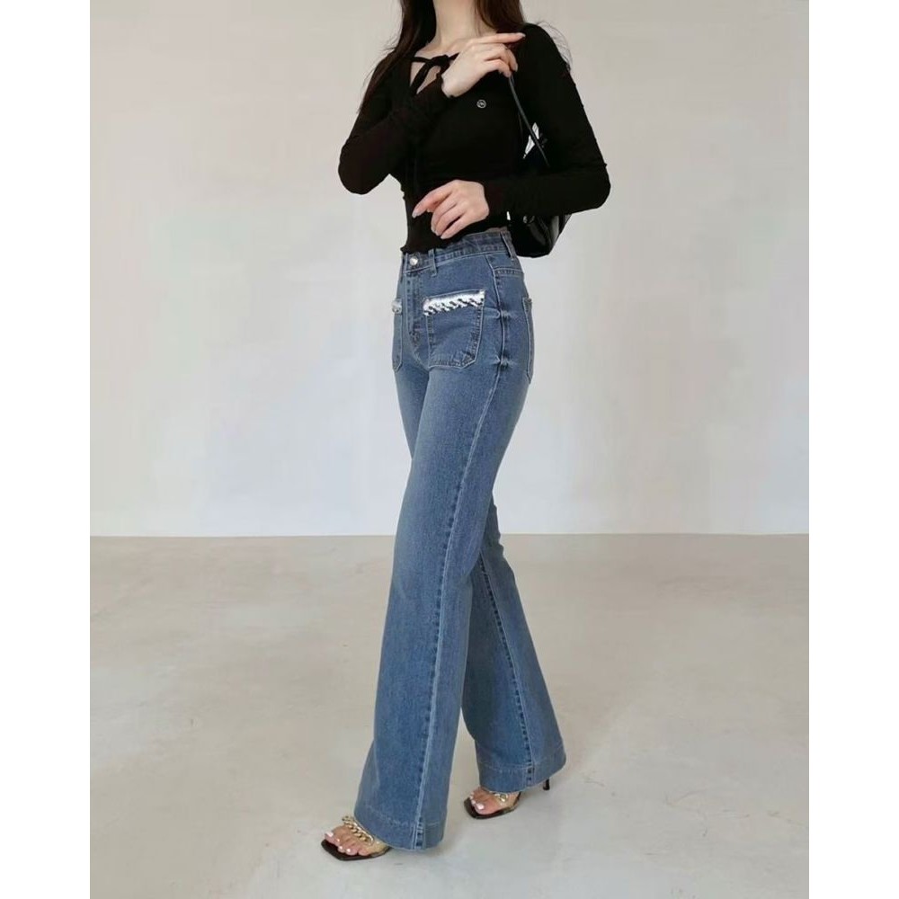 九1006韩国东大门运动牛仔裤区HowLuk-8663840街头韩版潮流可爱