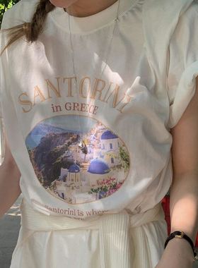 六0719韩国正品love-min-uet-17445 T恤区欧美秋夏经典韩版精致