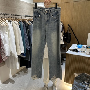 瑞丽 英伦可爱舒适冬季 八0214韩国东大门运动牛仔裤 区4565879韩版