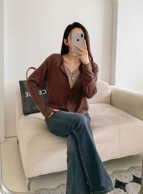 九1018韩国东大门t恤区KkamJuu-8672605休闲简洁直邮时尚人气复古