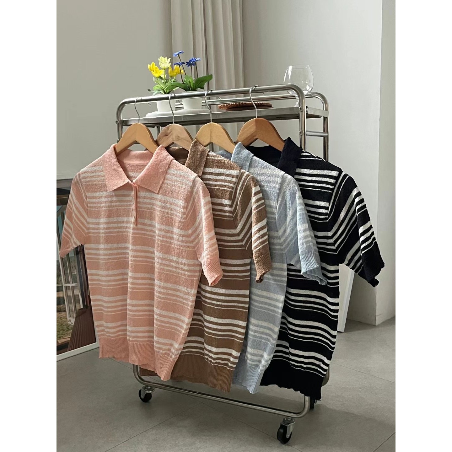 八0511韩国东大门运动户外针织衫区4224483流行人气独特春季档口