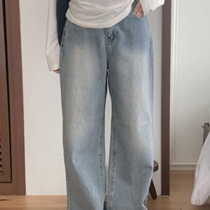 五1004韩国直邮heylady- 牛仔裤区5062670英伦人气炸街秋季瑞丽